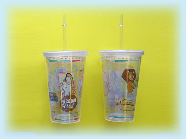 Plastic Cup With Straw